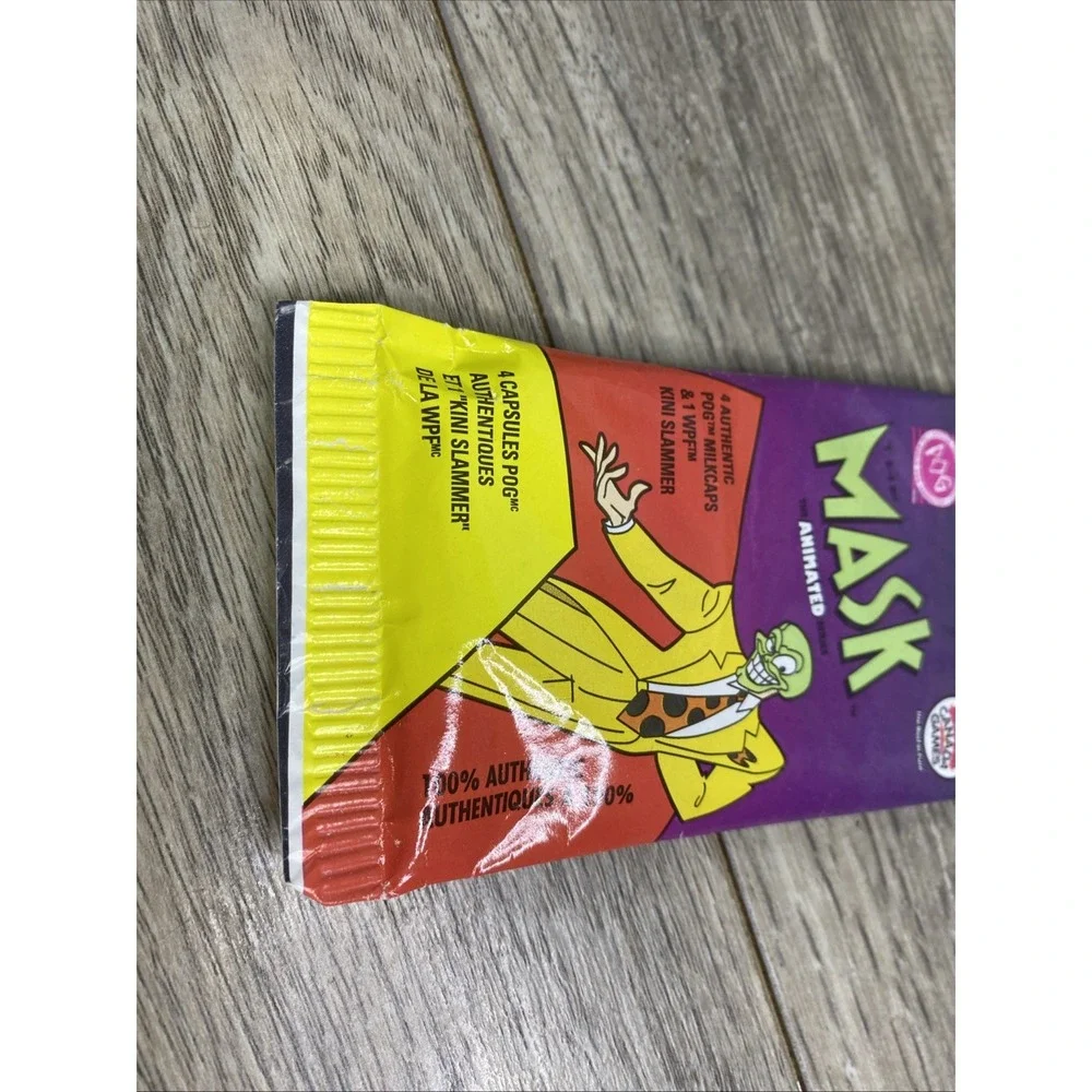 Booster Pog MASK Animated Canada Games 1995 New‎ Sealed